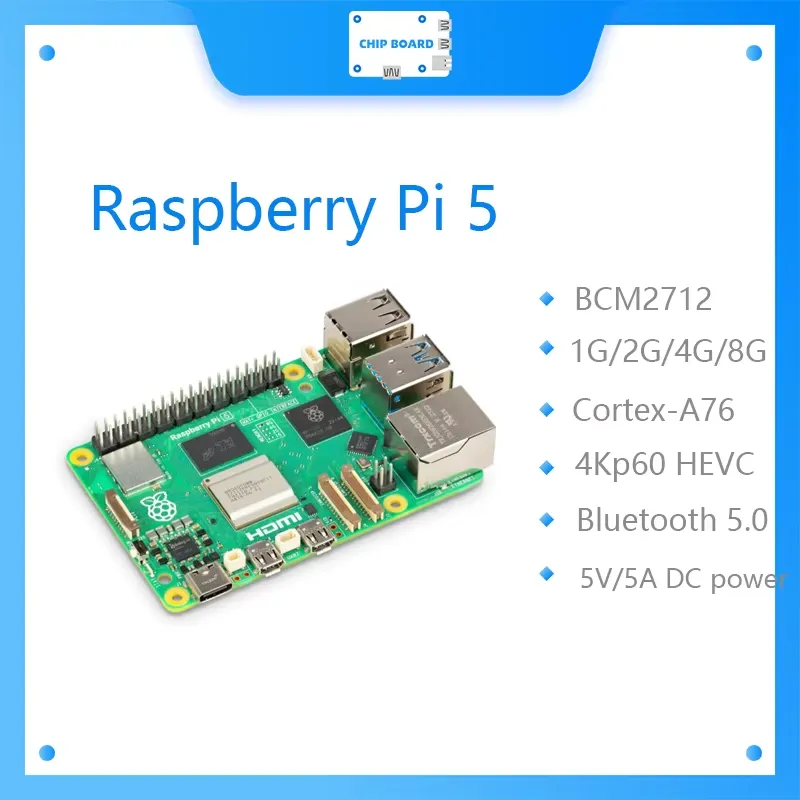 Raspberry Pi 5 8Gb Board - Pour Raspberry Pi 5 Board Cortex-A76