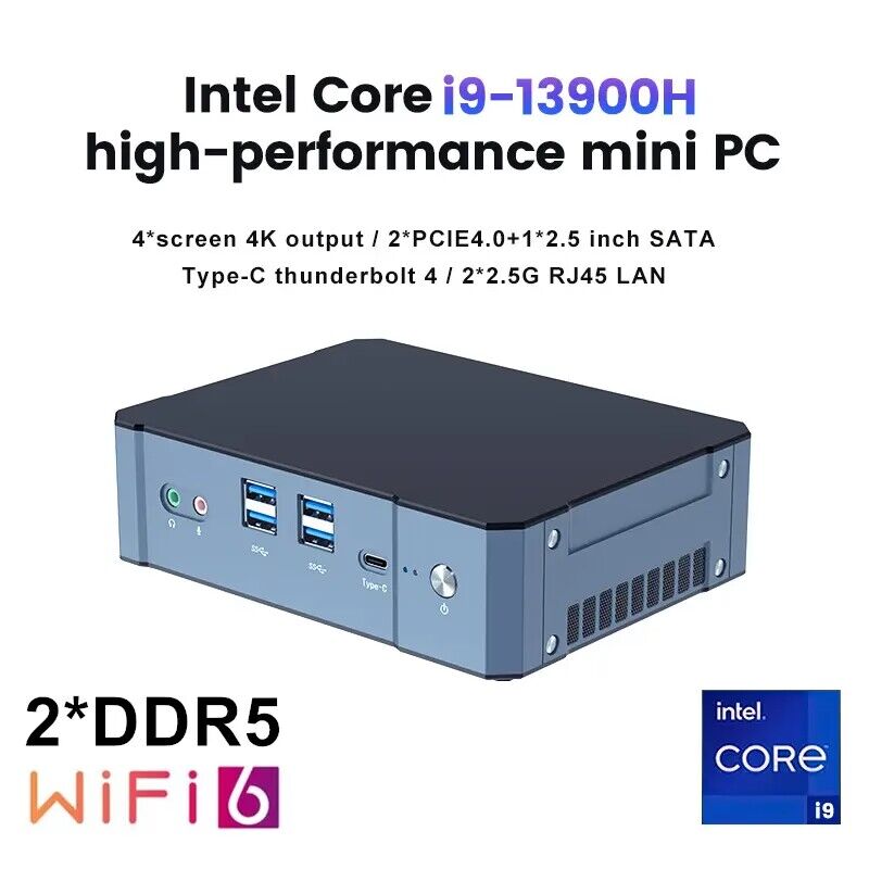 Mini PC de gaming avec process - Intel Core I9 13900H Mini Pc avis et prix